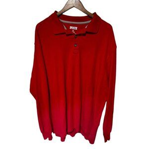 Duluth Trading Red Long Sleeve Polo Size XXL